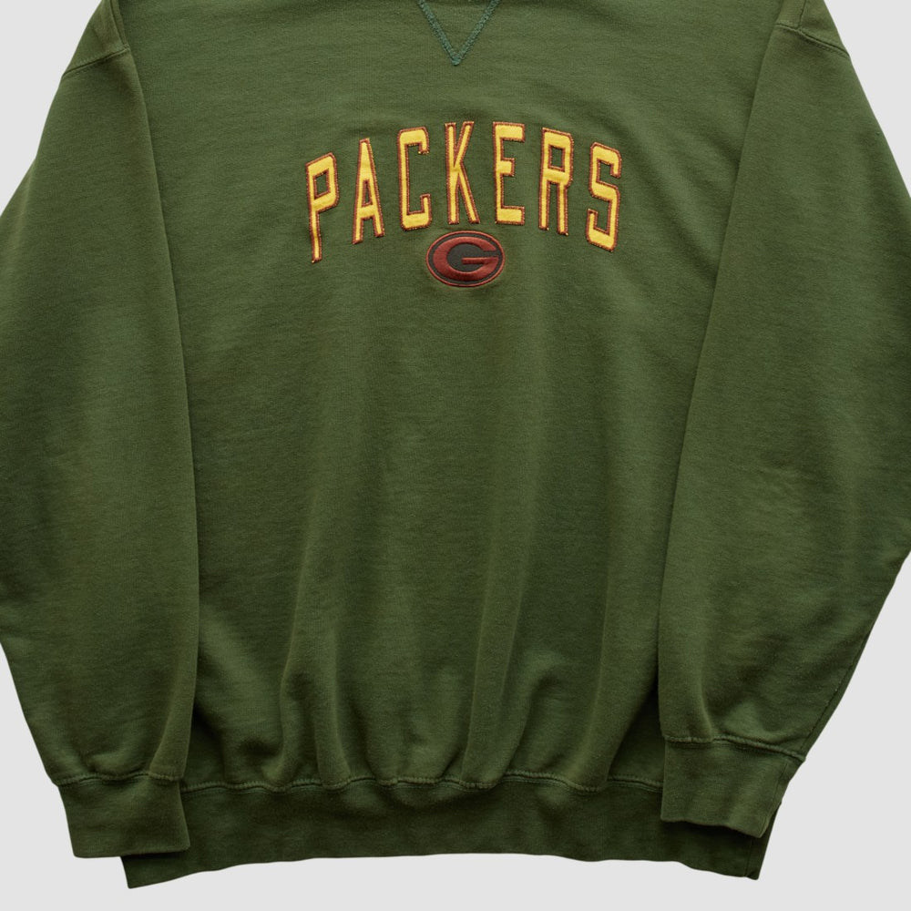 Green Bay Packers NFL 2000s Pullover Sweatshirt - Green Pullover