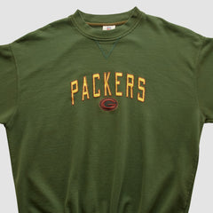 Green Bay Packers NFL 2000s Pullover Sweatshirt - Green Pullover