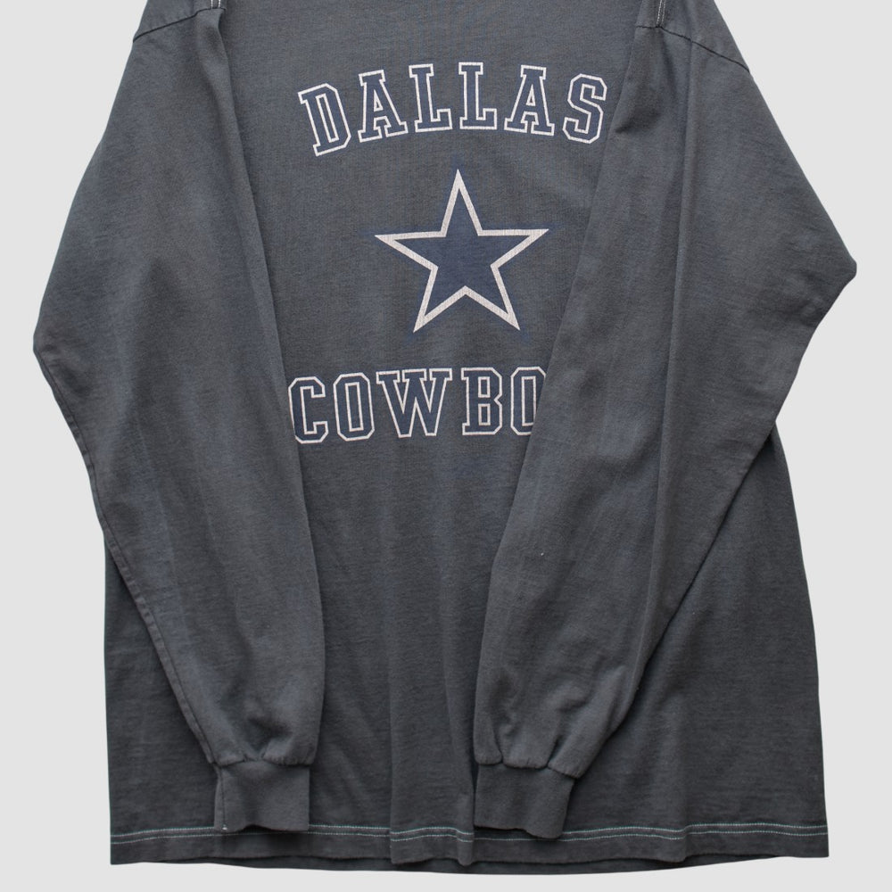 Dallas Cowboys Reebok 2000s Long Sleeve T-shirt - Charcoal T-shirts