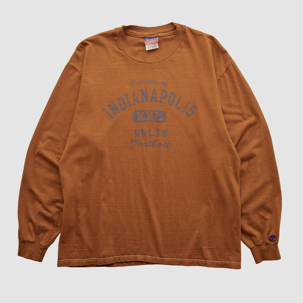 Indianapolis Colts Champion 2000s Long Sleeve T-shirt - Clay T-shirts