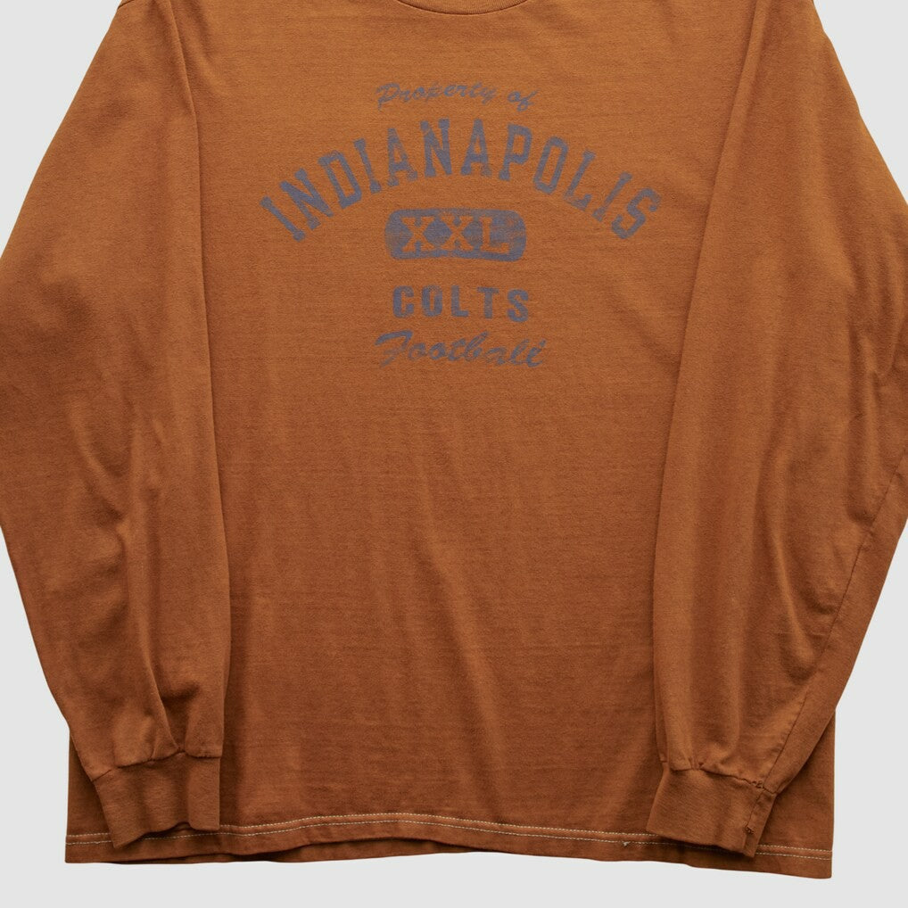 Indianapolis Colts Champion 2000s Long Sleeve T-shirt - Clay T-shirts