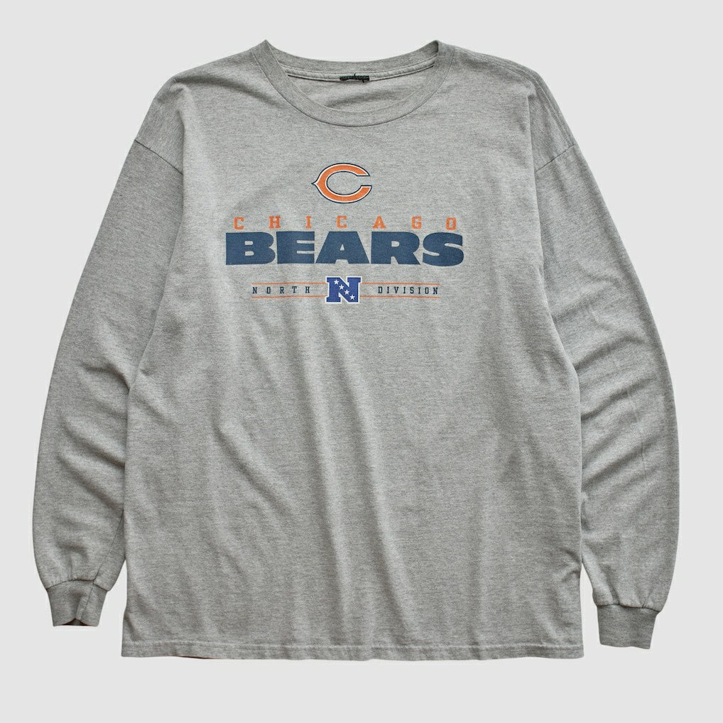 Chicago Bears 2010s Long Sleeve T-shirt - Heather Gray T-shirts