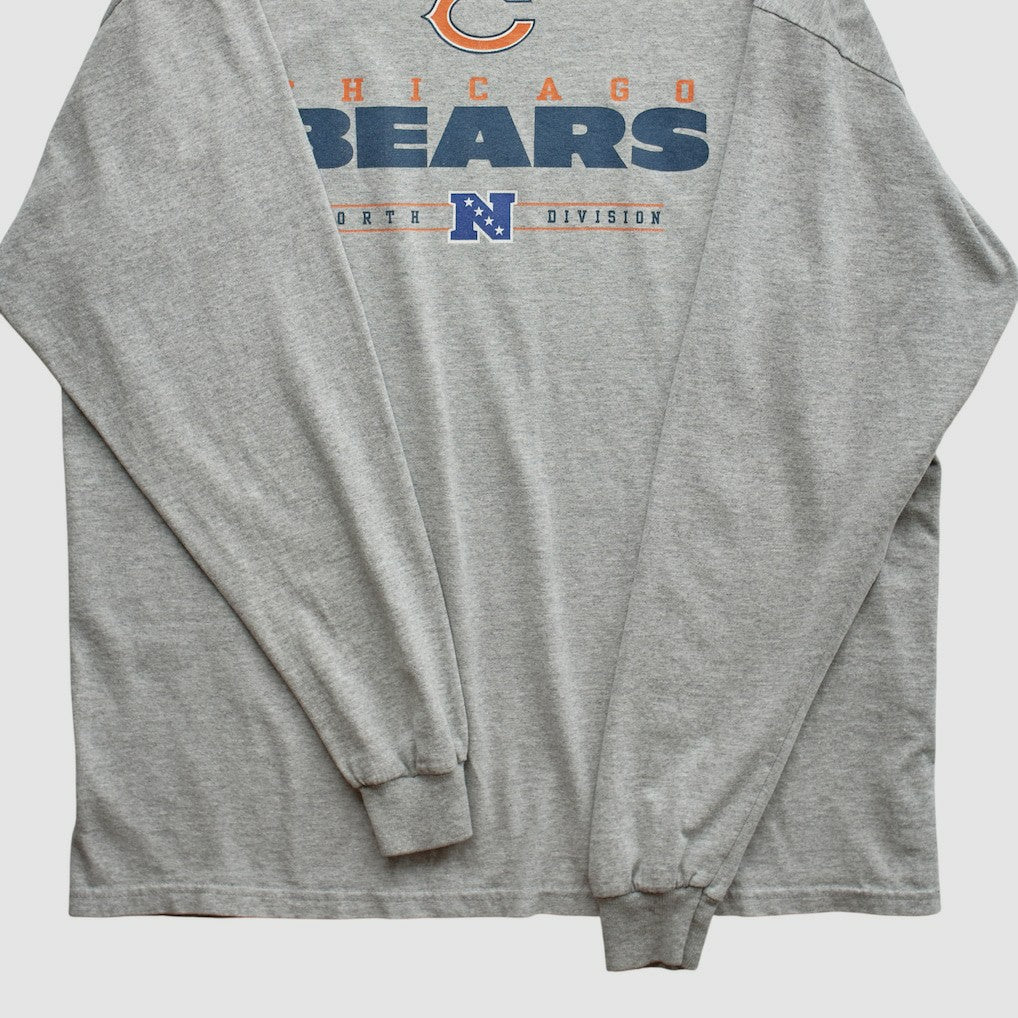 Chicago Bears 2010s Long Sleeve T-shirt - Heather Gray T-shirts