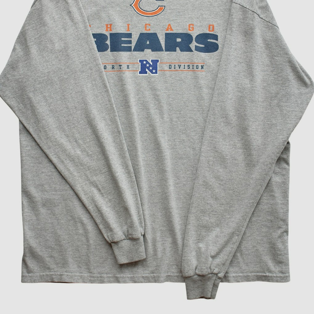 Chicago Bears 2010s Long Sleeve T-shirt - Heather Gray T-shirts