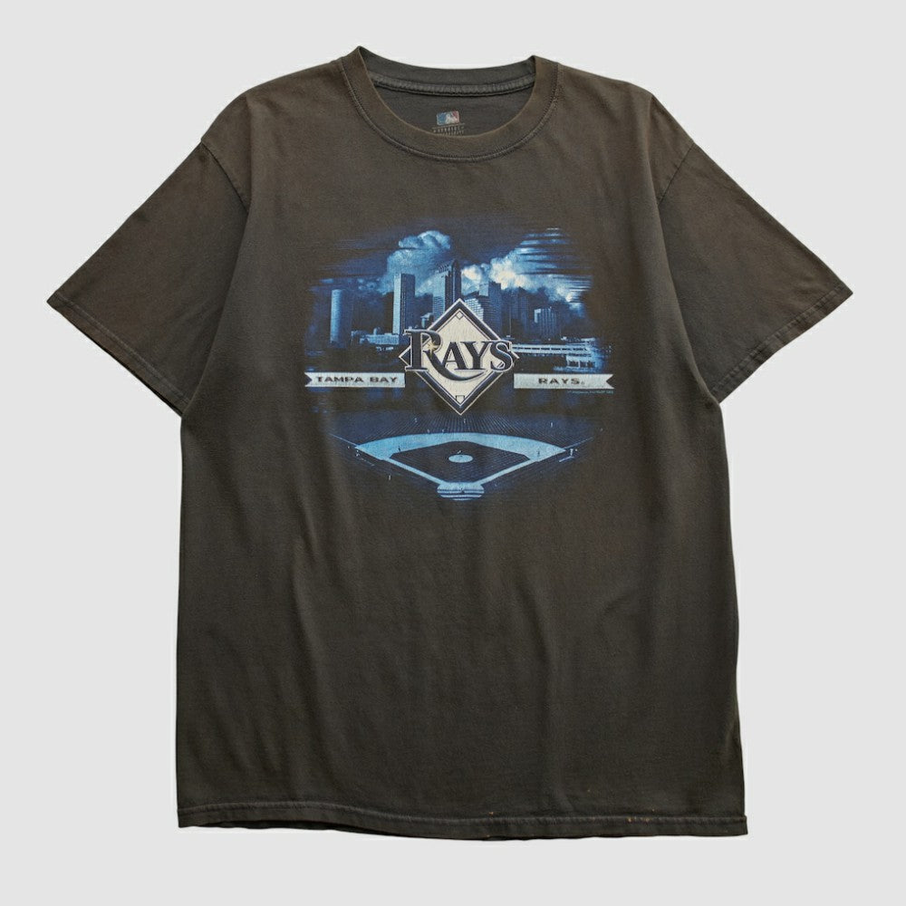 Tampa Bay Rays Genuine Merchandise 2000s T-shirt - Black - Vintage T-shirts