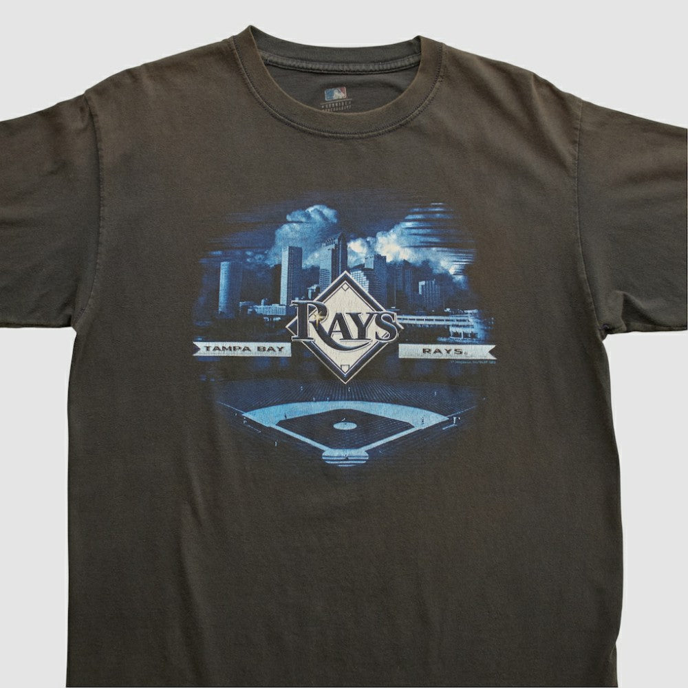 Tampa Bay Rays Genuine Merchandise 2000s T-shirt - Black - Vintage T-shirts