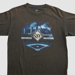 Tampa Bay Rays Genuine Merchandise 2000s T-shirt - Black - Vintage T-shirts