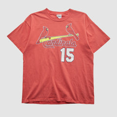 St. Louis Cardinals Majestic 2000s T-shirt - Red - Vintage T-shirts