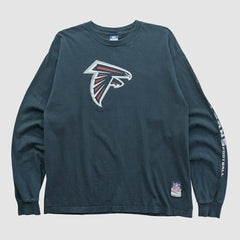Atlanta Falcons Reebok 2000s Long Sleeve T-shirt - Black T-shirts