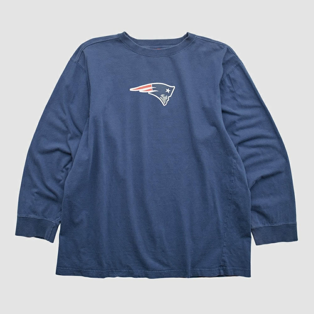 New England Patriots NFL 2000s Long Sleeve T-shirt - Navy T-shirts