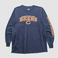 Chicago Bears NFL 2010s Long Sleeve T-shirt - Navy T-shirts