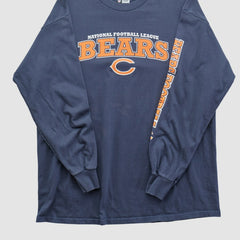 Chicago Bears NFL 2010s Long Sleeve T-shirt - Navy T-shirts
