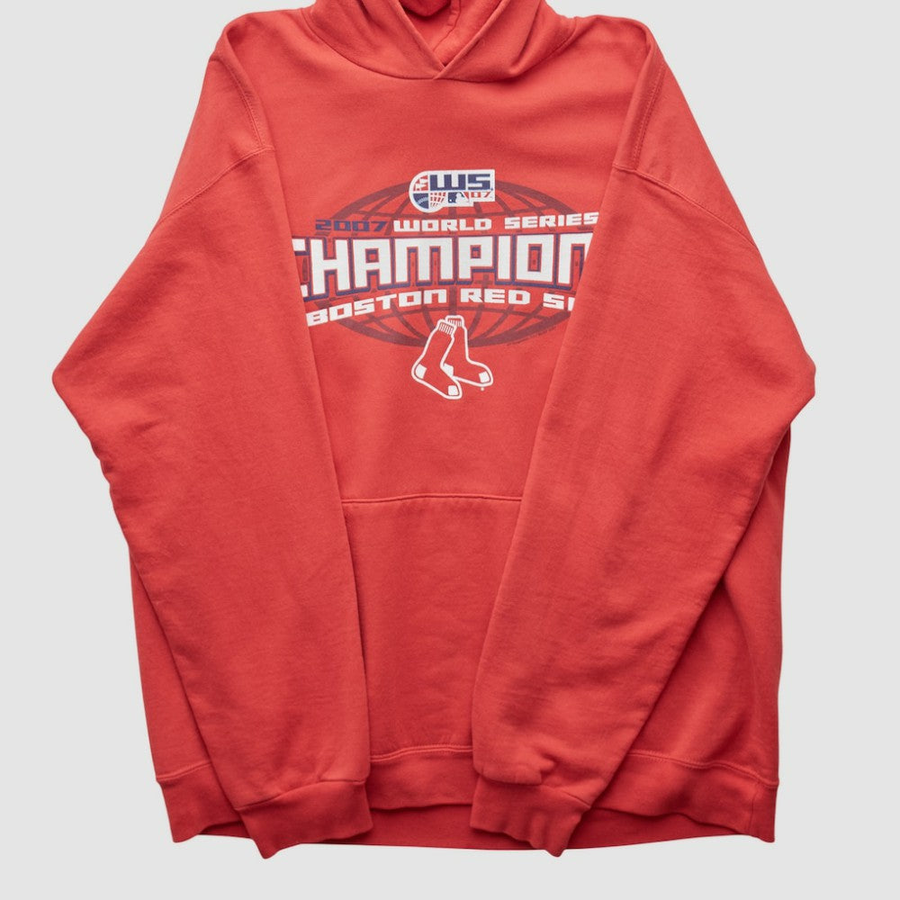 World Series CSA 2007 Hooded Pullover Sweatshirt - Red - Vintage Pullover