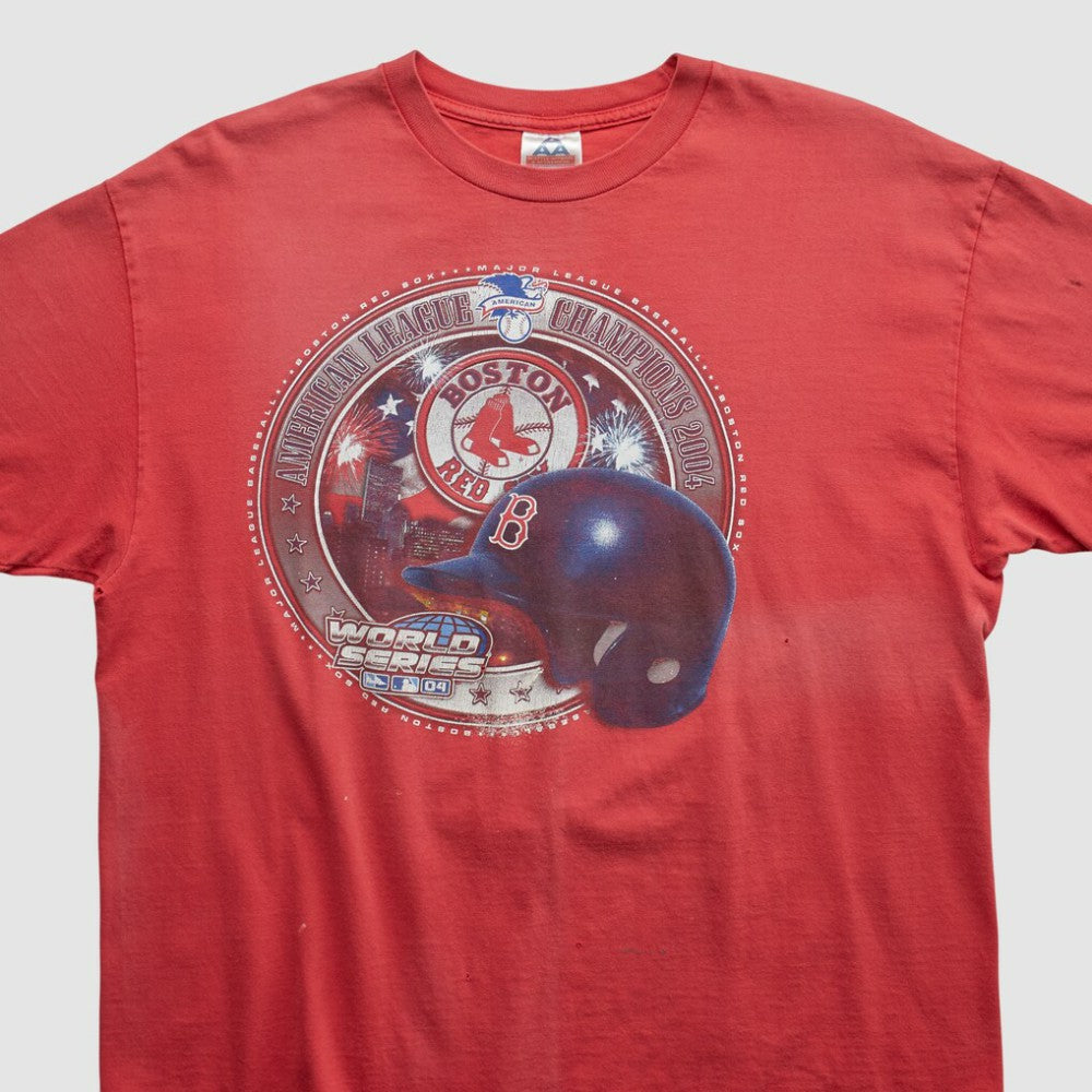 Boston Red Sox Alstyle 2004 T-shirt - Red - Vintage T-shirts