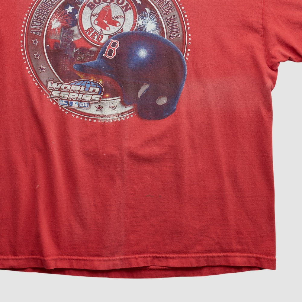Boston Red Sox Alstyle 2004 T-shirt - Red - Vintage T-shirts