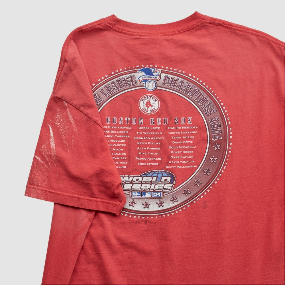 Boston Red Sox Alstyle 2004 T-shirt - Red - Vintage T-shirts