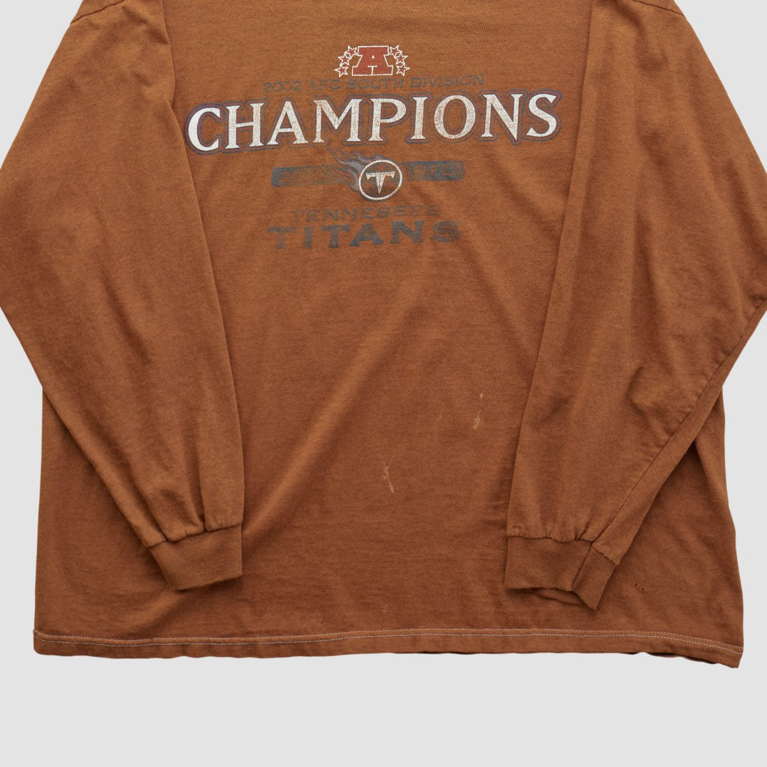 Tennessee Titans NFL 2002 Long Sleeve T-shirt - Clay T-shirts