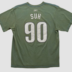 Detroit Lions Reebok 2000s T-shirt - Green T-shirts