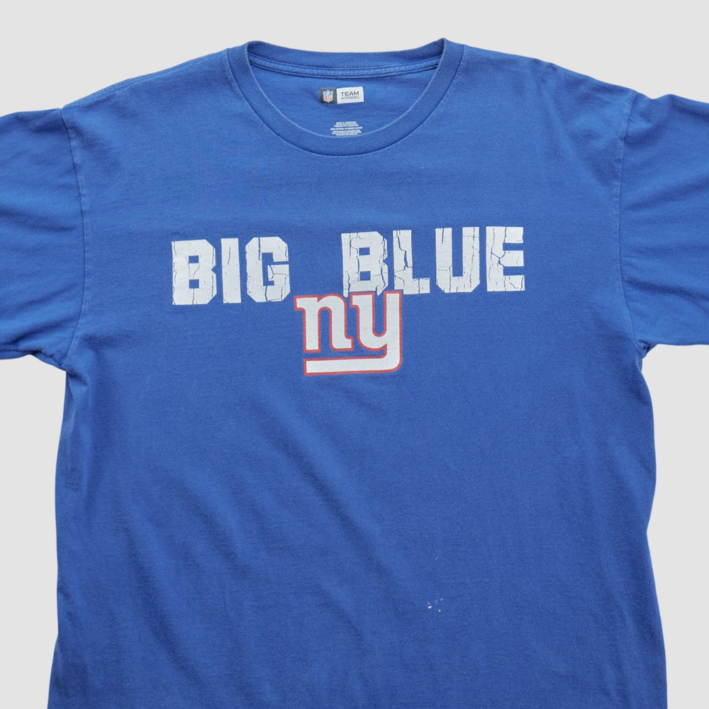 New York Giants NFL 2010s Long Sleeve T-shirt - Blue T-shirts