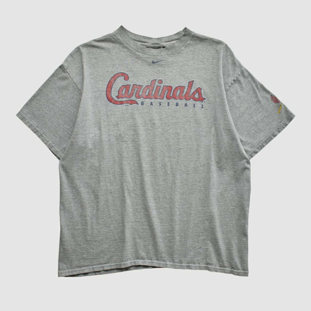 St. Louis Cardinals Nike 2000s T-shirt - Heather Gray - Vintage T-shirts