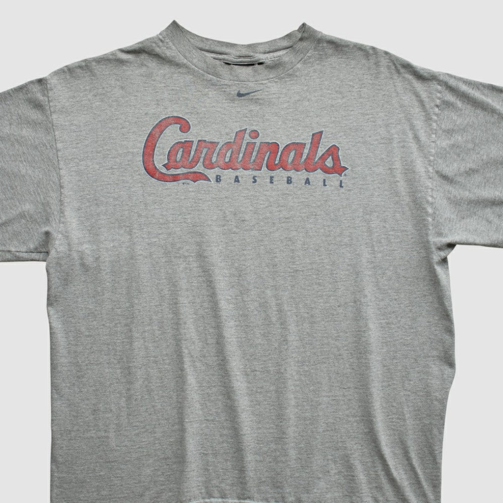 St. Louis Cardinals Nike 2000s T-shirt - Heather Gray - Vintage T-shirts