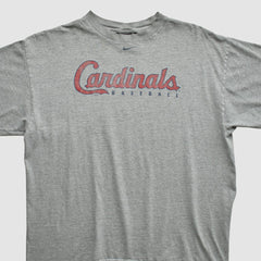 St. Louis Cardinals Nike 2000s T-shirt - Heather Gray - Vintage T-shirts