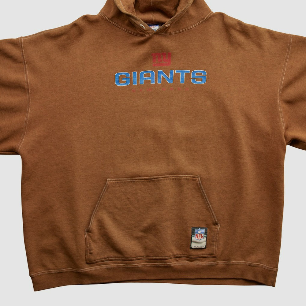 New York Giants Reebok 2000s Hooded Pullover Sweatshirt - Clay Pullover