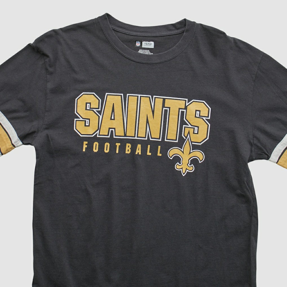 New Orleans Saints NFL 2010s Long Sleeve T-shirt - Black T-shirts