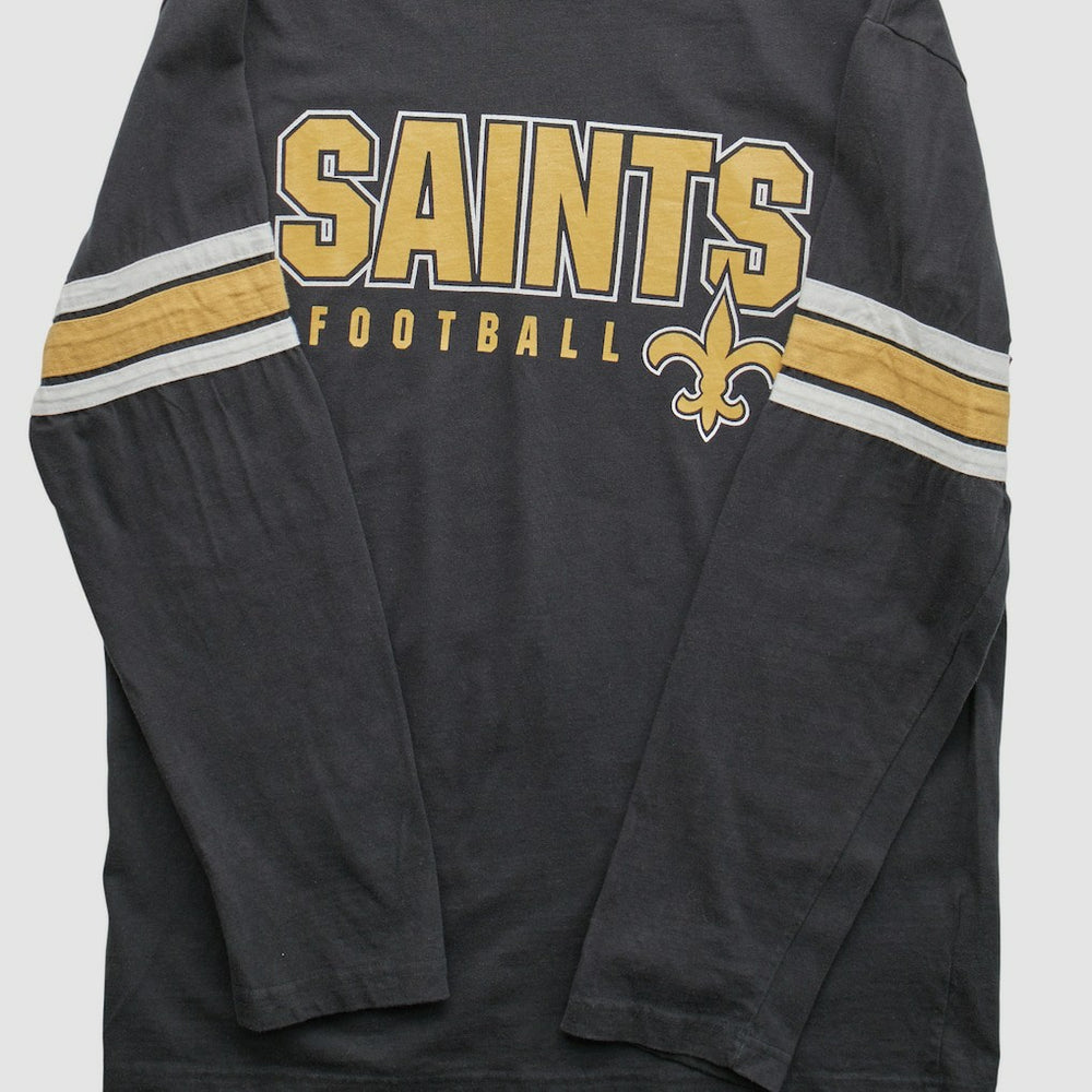 New Orleans Saints NFL 2010s Long Sleeve T-shirt - Black T-shirts