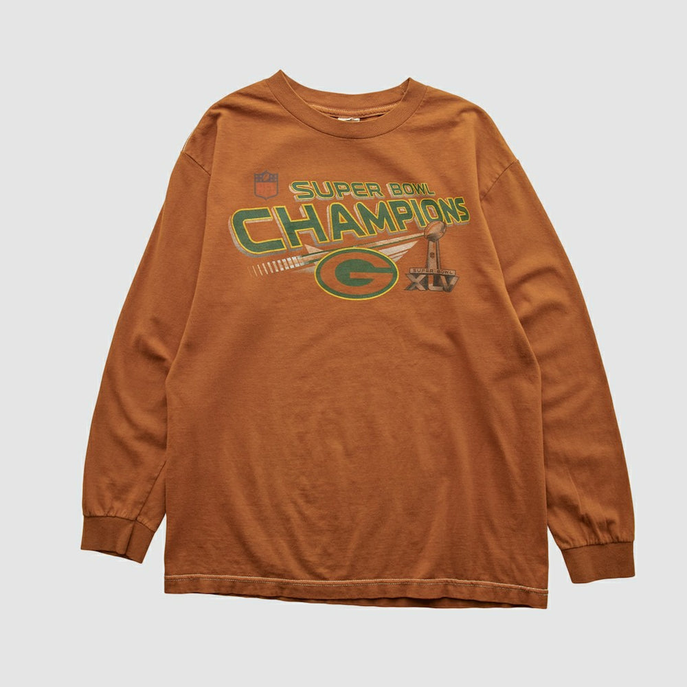 Super Bowl Champions XLV Alstyle 2011 Long Sleeve T-shirt - Clay T-shirts
