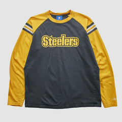 Pittsburgh Steelers Reebok 2000s Long Sleeve T-shirt - Black T-shirts