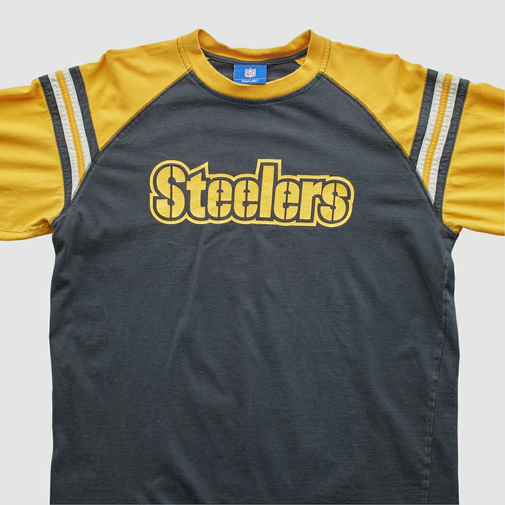 Pittsburgh Steelers Reebok 2000s Long Sleeve T-shirt - Black T-shirts