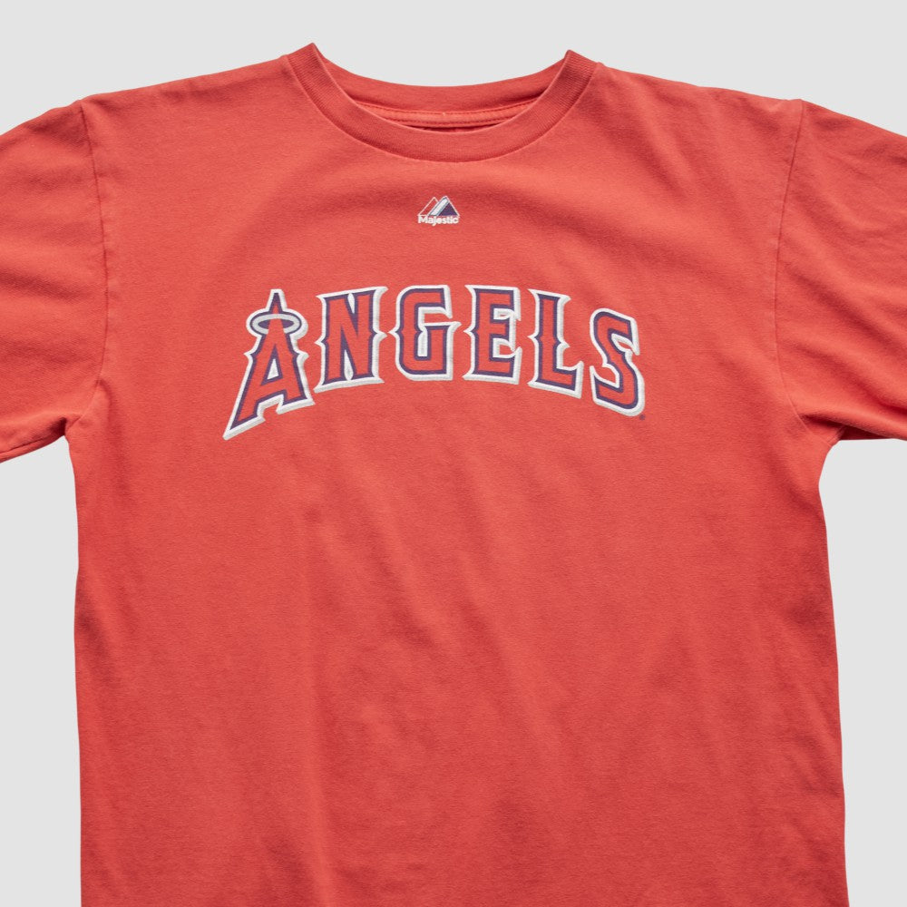 Los Angeles Angels Majestic 2000s T-shirt - Red - XVintage T-shirts