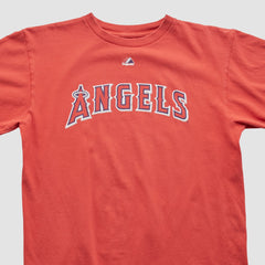 Los Angeles Angels Majestic 2000s T-shirt - Red - XVintage T-shirts