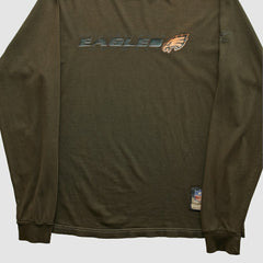 Philadelphia Eagles Reebok 2000s Long Sleeve T-shirt - Brown T-shirts
