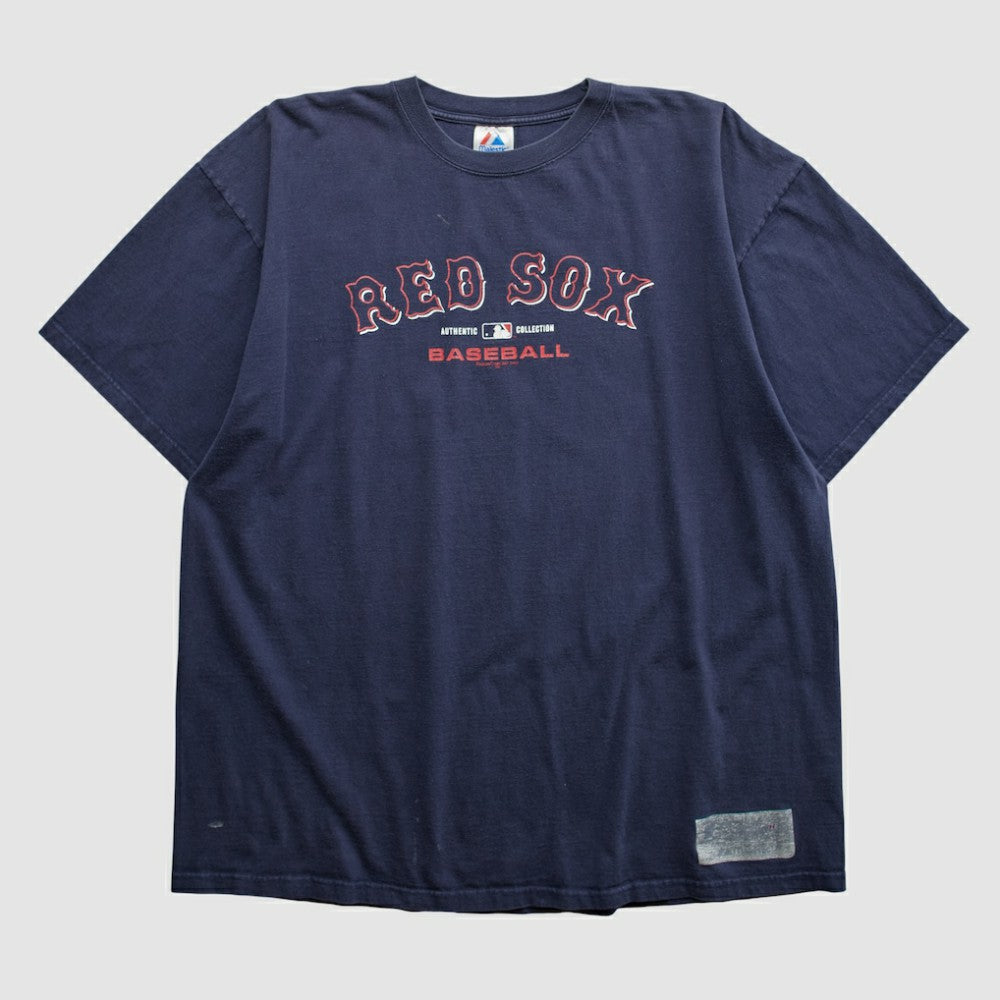 Boston Red Sox Majestic 2000s T-shirt - Navy - 2XVintage T-shirts