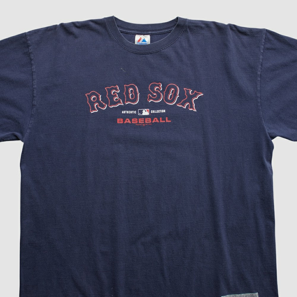 Boston Red Sox Majestic 2000s T-shirt - Navy - 2XVintage T-shirts