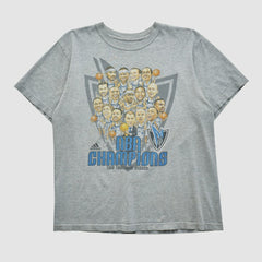 Dallas Mavericks 2011 T-shirt Heather Gray Vintage - Adidas