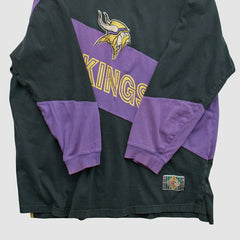 Minnesota Vikings Mirage 90s Long Sleeve T-shirt - Black T-shirts