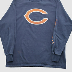 Chicago Bears NFL 2010s Long Sleeve T-shirt - Navy T-shirts