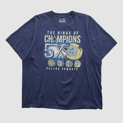 Dallas Cowboys Cowboys Authentic Apparel 2000s T-shirt - Navy T-shirts