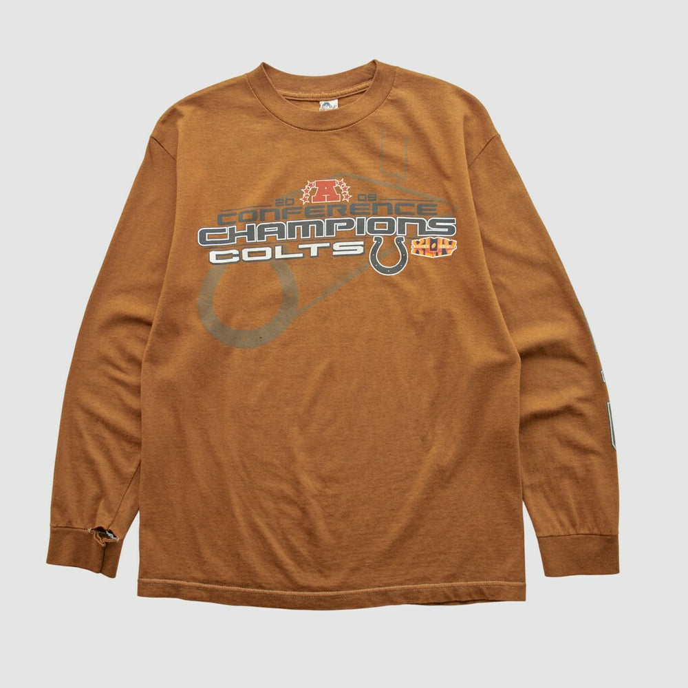 Indianapolis Colts Alstyle 2009 Long Sleeve T-shirt - Clay T-shirts