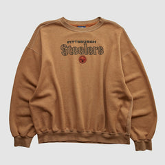 Pittsburgh Steelers Majestic 2000s Pullover Sweatshirt - Clay Pullover