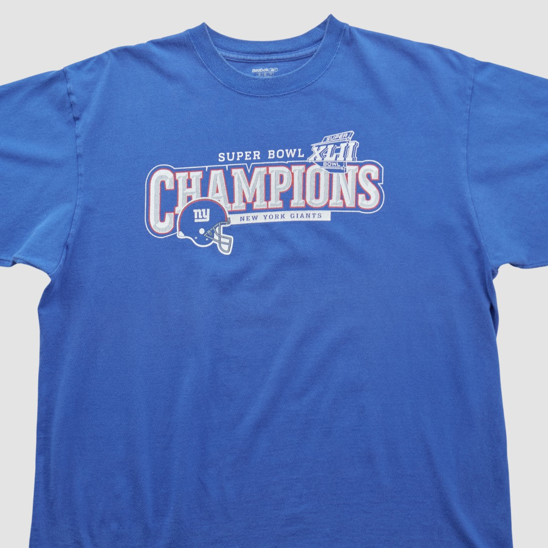 New York Giants Reebok 2008 T-shirt - Blue T-shirts