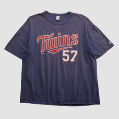 Minnesota Twins Russell 2003 T-shirt - Navy - 2XVintage T-shirts