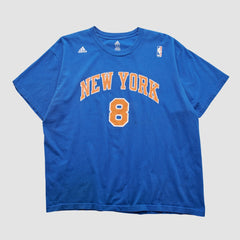 New York Knicks 2000s T-shirt Blue Vintage - Adidas