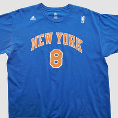 New York Knicks 2000s T-shirt Blue Vintage - Adidas