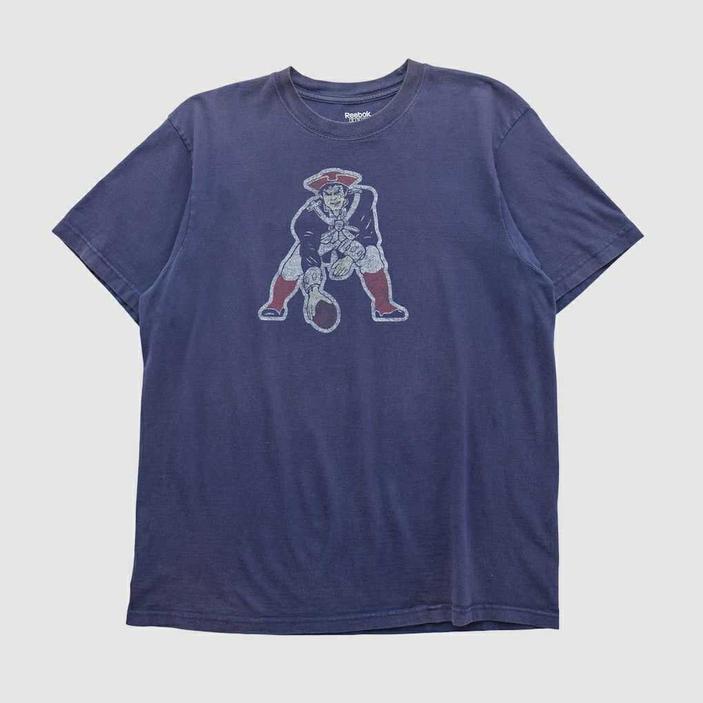 New England Patriots Reebok 2000s T-shirt - Navy T-shirts