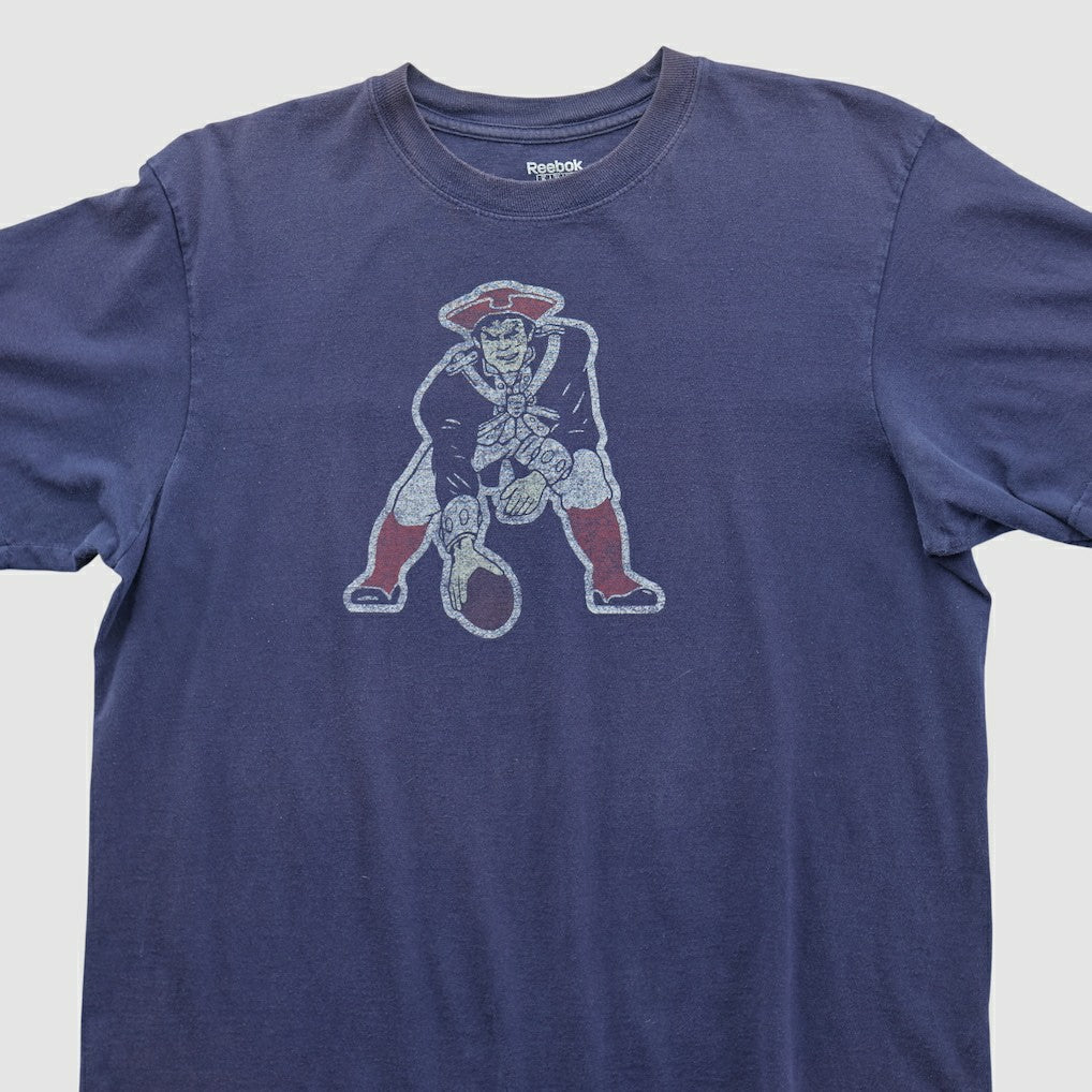 New England Patriots Reebok 2000s T-shirt - Navy T-shirts