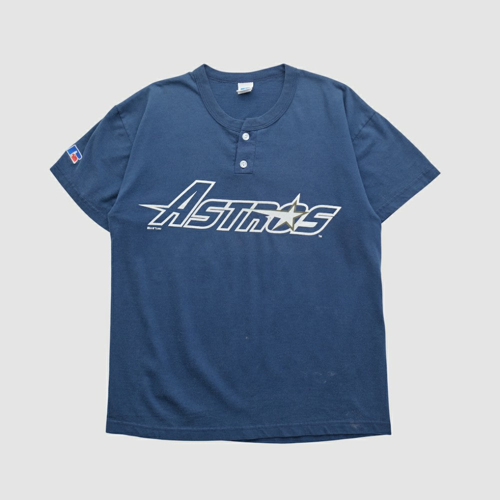 Houston Astros Russell 2000s T-shirt - Navy - Vintage T-shirts